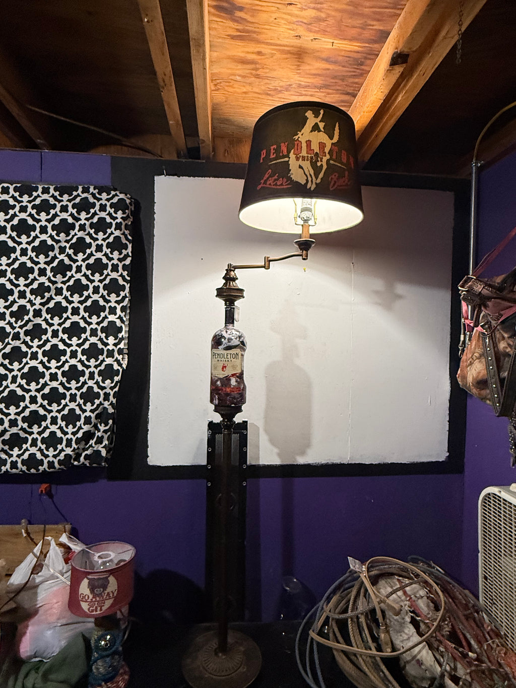 Pendleton whiskey lamp