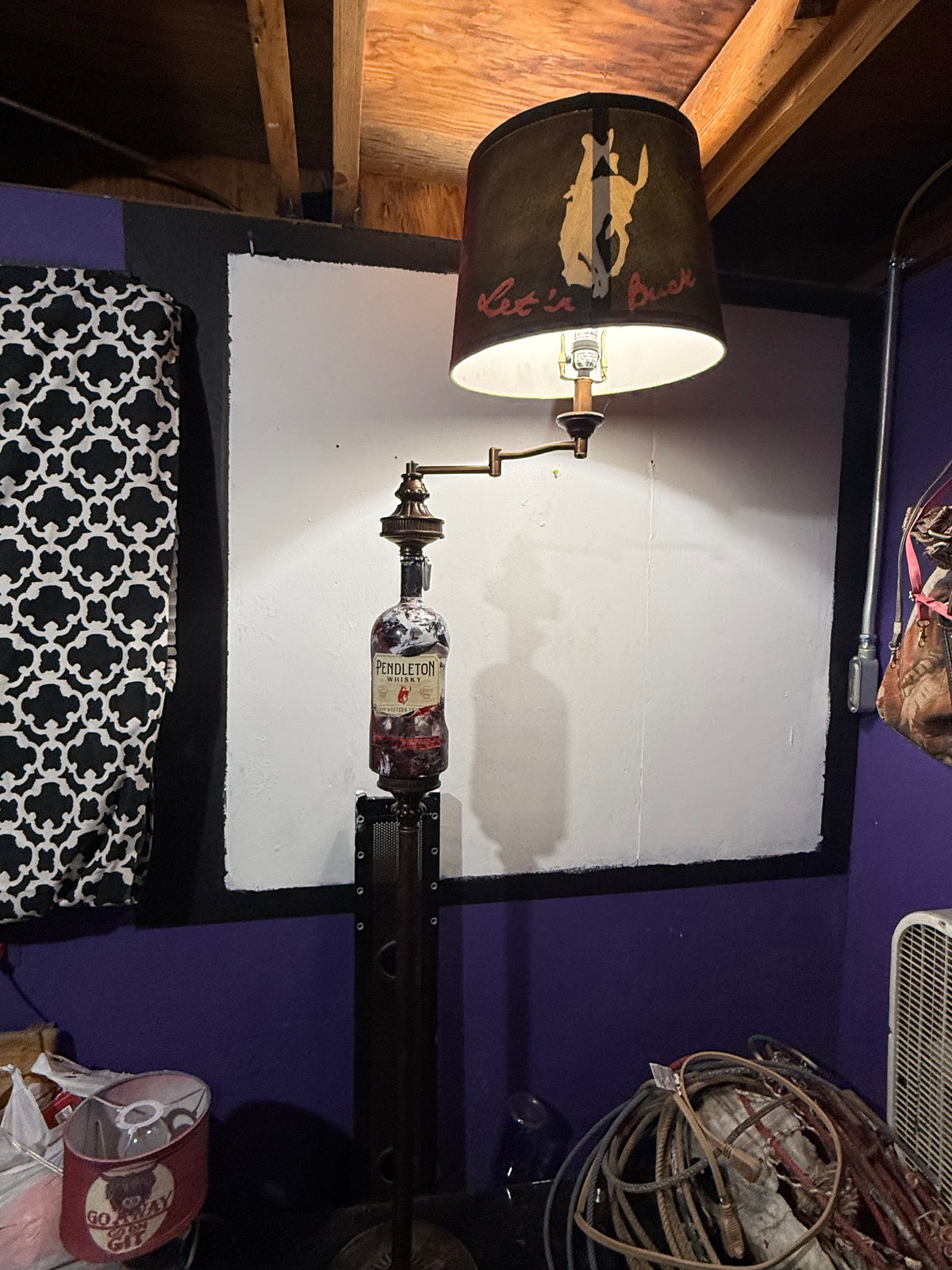 Pendleton whiskey lamp